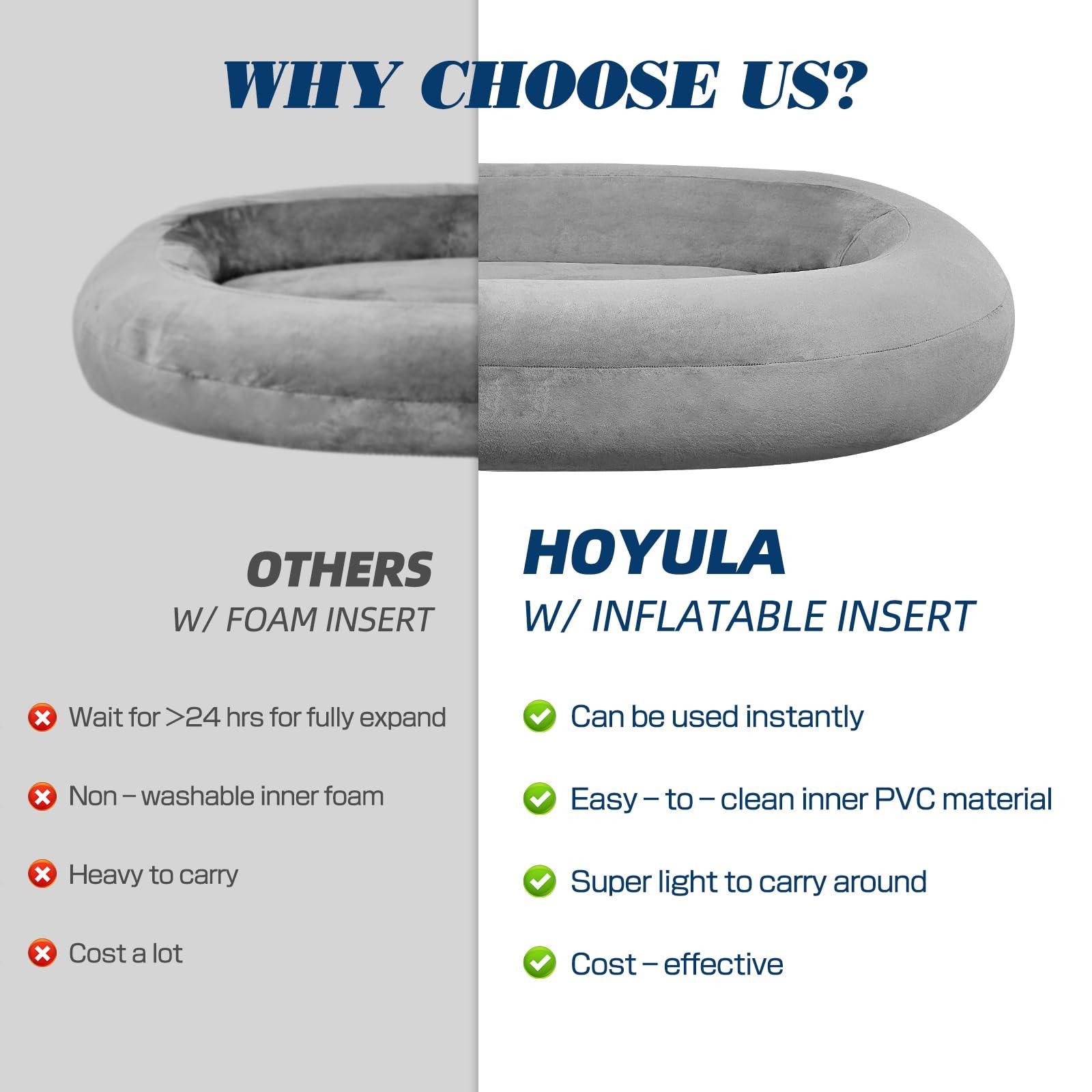 Infltable Giant Pet Bed - Hoyula