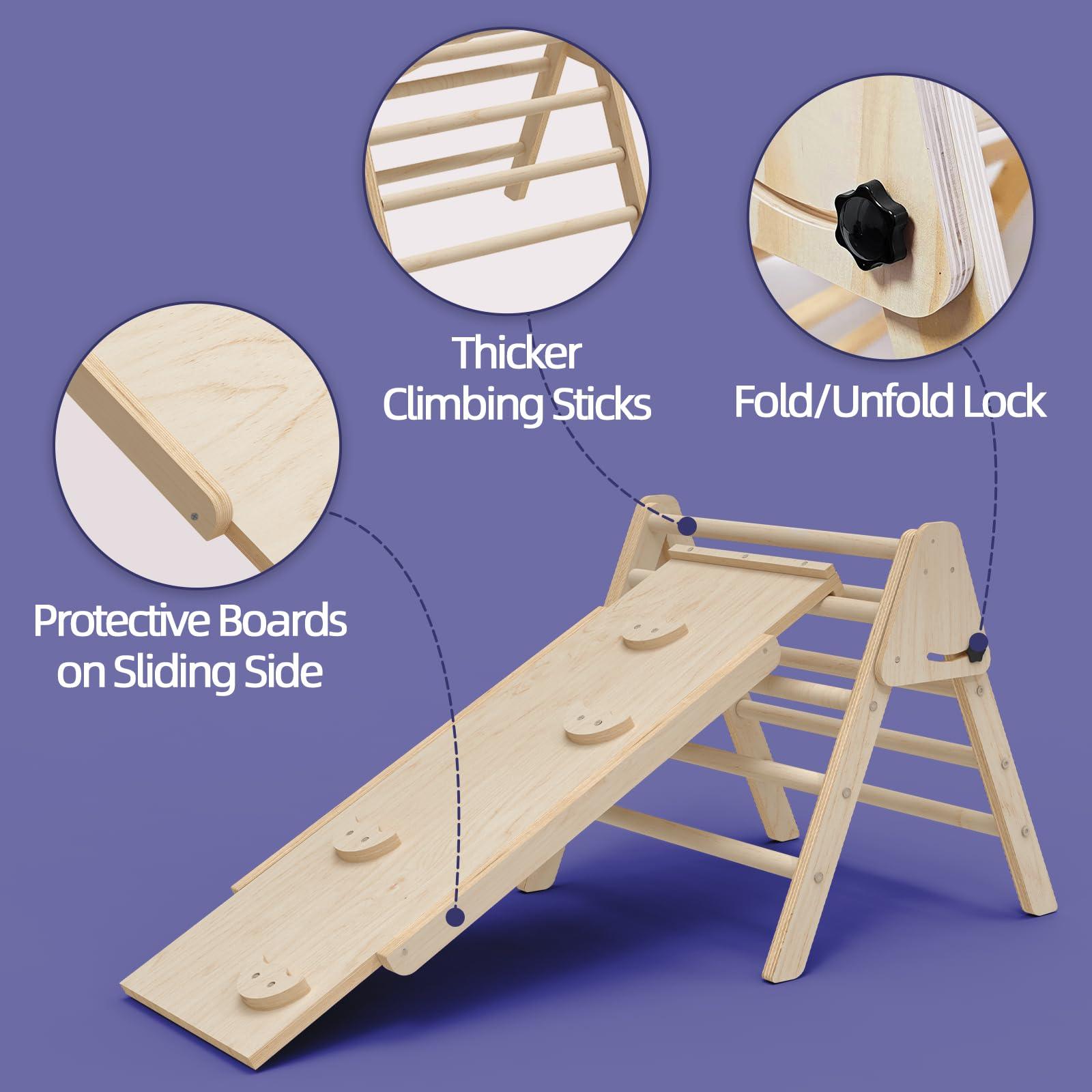 Wooden Kid Play Toy Structure Climber - Hoyula