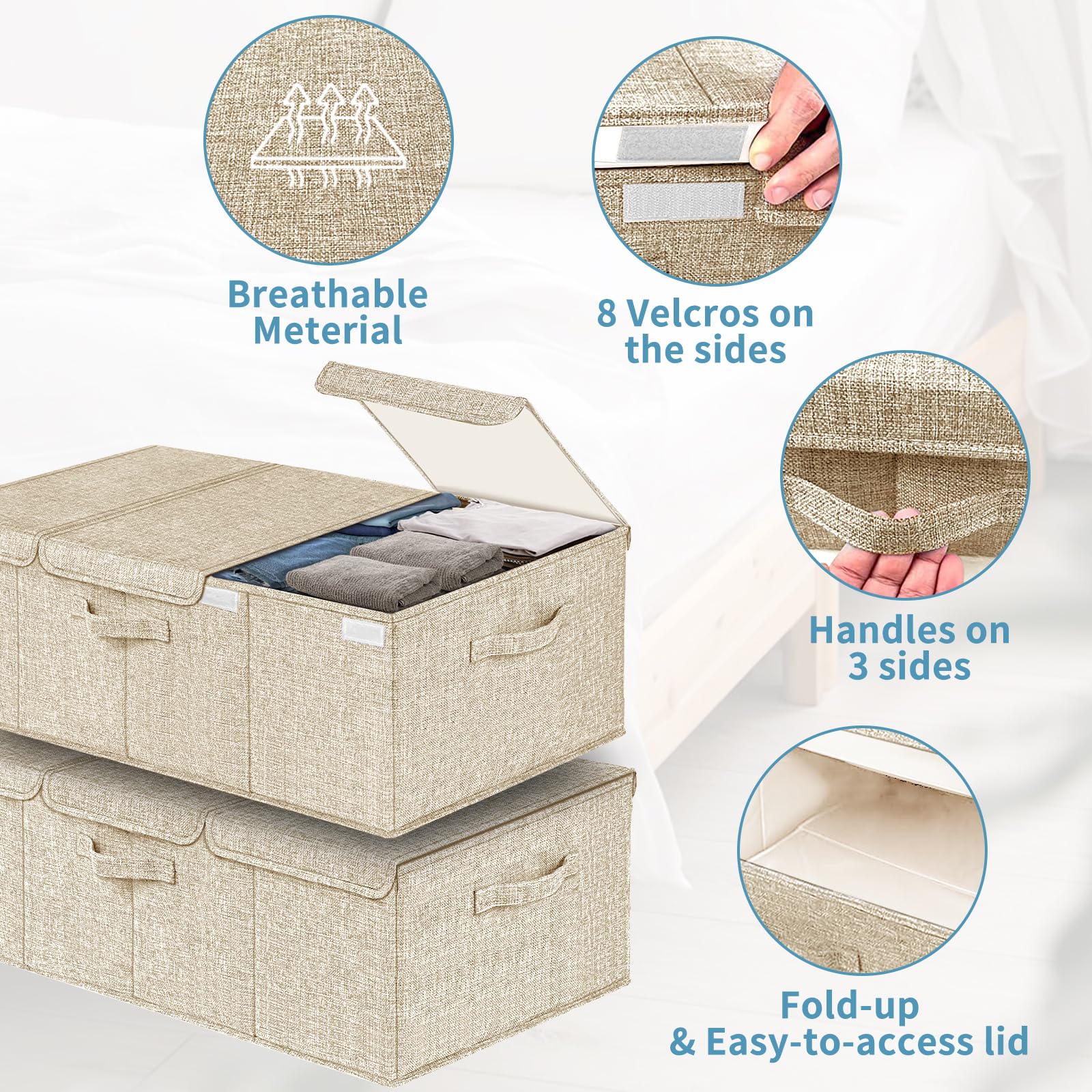 Deep Underbed Storage Container - Hoyula