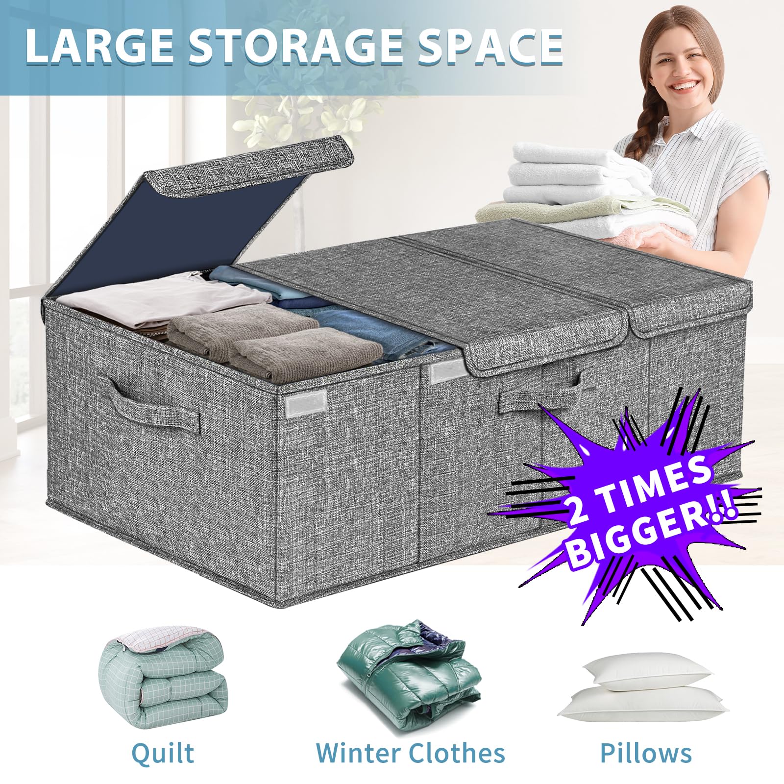 Deep Underbed Storage Container - Hoyula