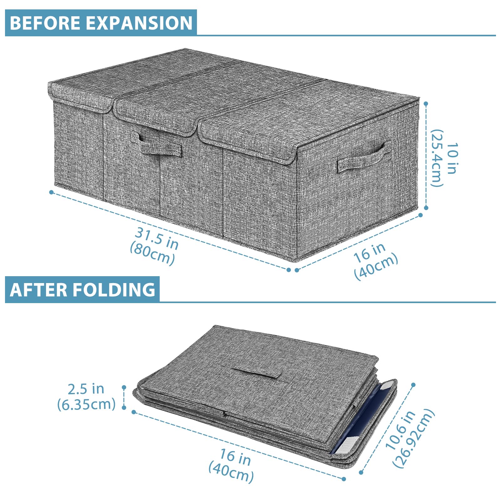 Deep Underbed Storage Container - Hoyula