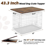 Dog Crate Topper Wood - Hoyula